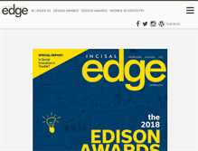 Tablet Screenshot of incisaledgemagazine.com